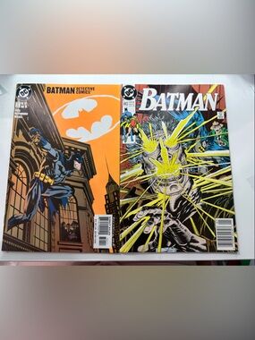DC Batman Comic Book - Orange, Black & Yellow Cover Art